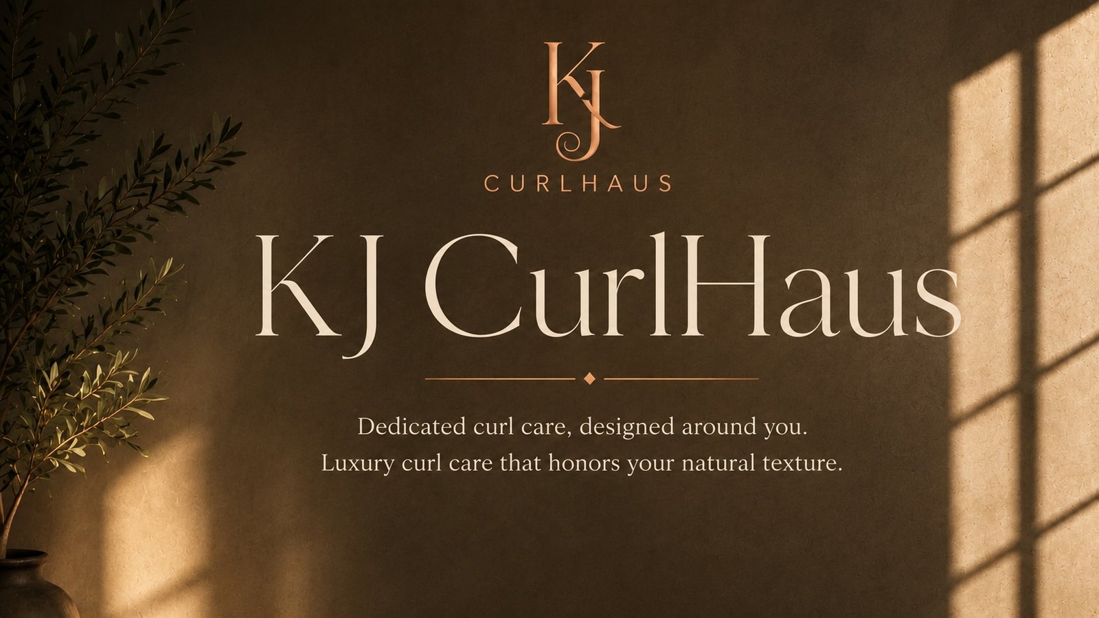 KJ CurlHaus — Dedicated curl care, designed around you.