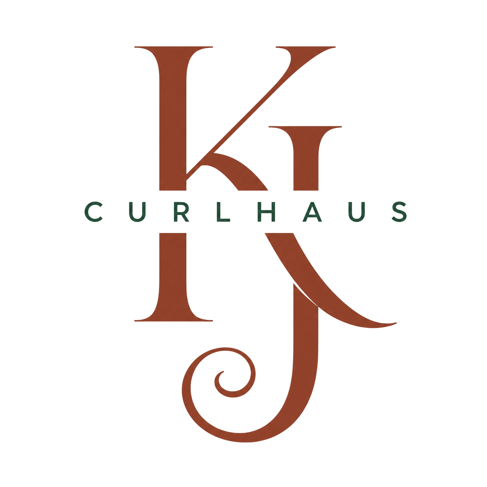 KJ CurlHaus Logo